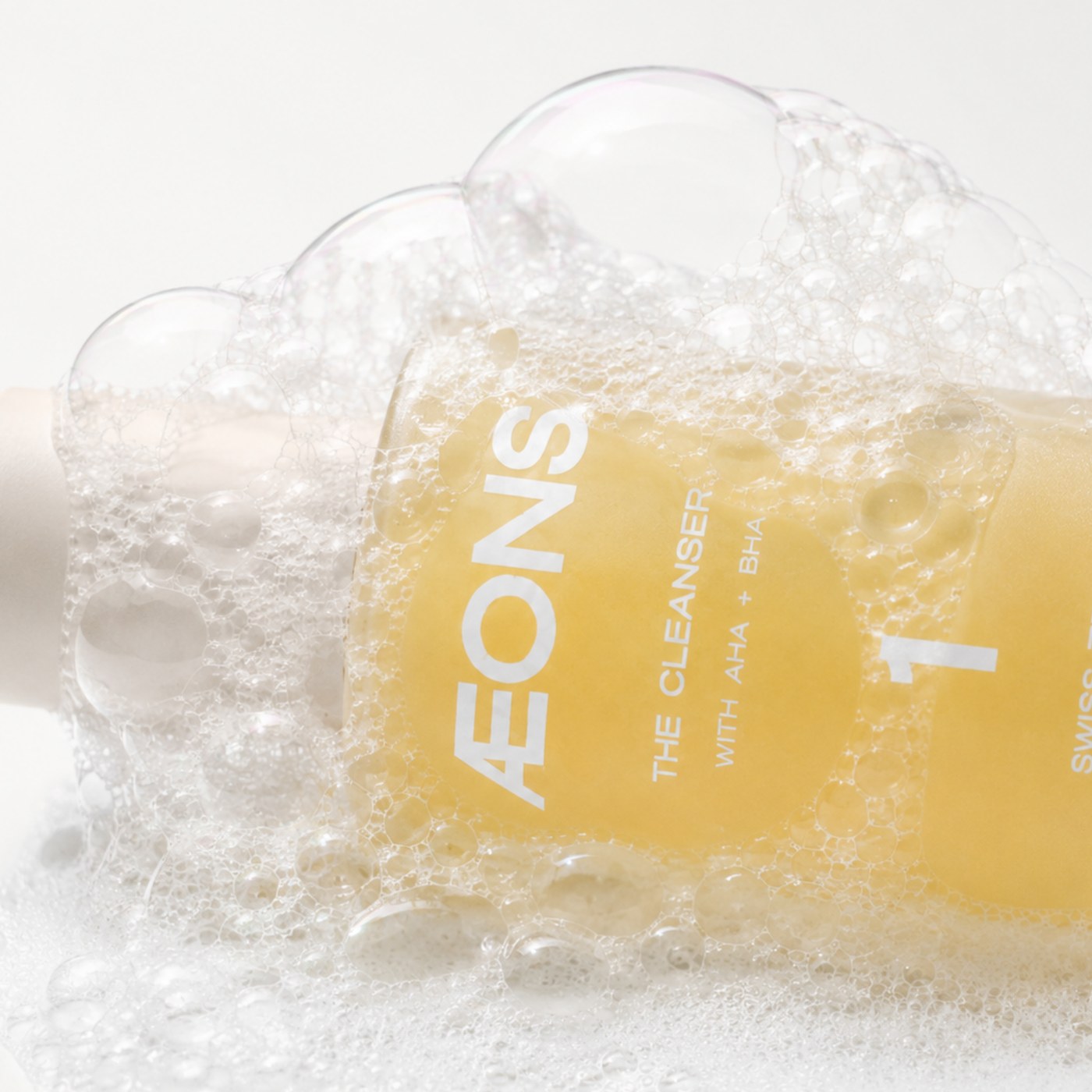 the cleanser lather